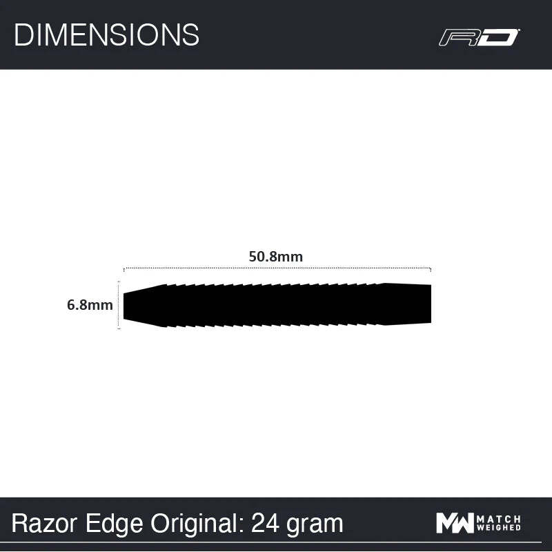 Red Dragon Razor Edge Original 24g 85% Tungsten