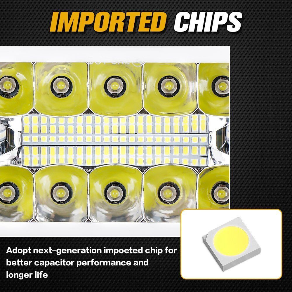 DOT 4PCS 4x6'' LED Headlights Hi/Lo Fit GMC W3500 Forward Isuzu NPR-HD NQR Truck