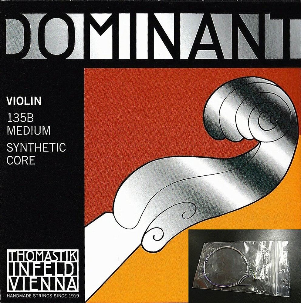 **** Dominant 135B Violin String Set 4/4 Size E Ball ,Same Day Shipping****