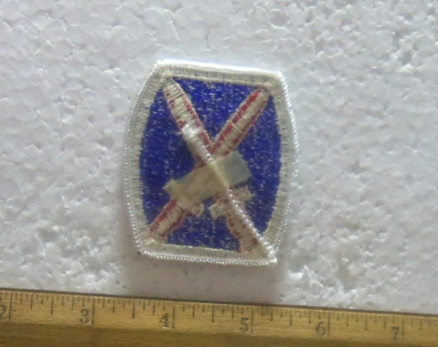 US Army – 10th Infantry Division Embroidered Patch (NOS)