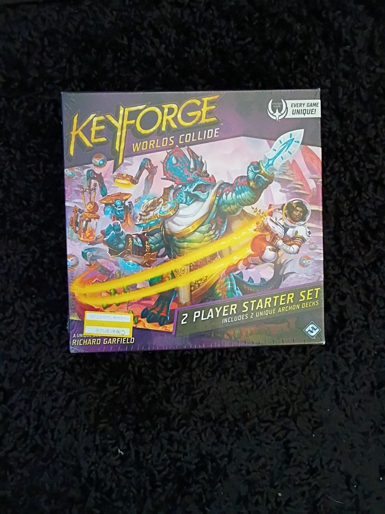 Fantasy Flight Games KeyForge Worlds Collide 2-Player Starter Set. New/Sealed!
