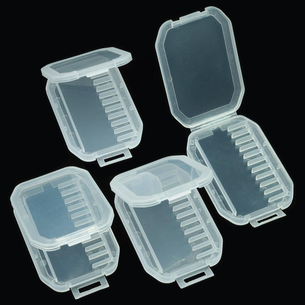 Screwdriver Bits Organizer 4 Pack Reusable Storage Box Case Holder for 4mm Hex