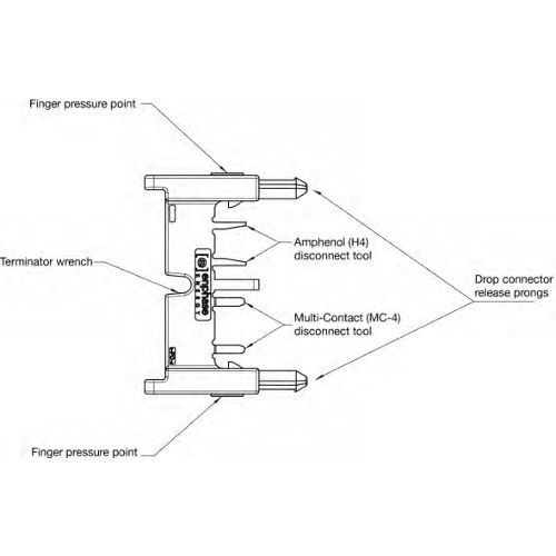 ENPHASE DISCONNECT TOOL FOR M215 / M250 Inverters & Seal Caps ET-DISC-01