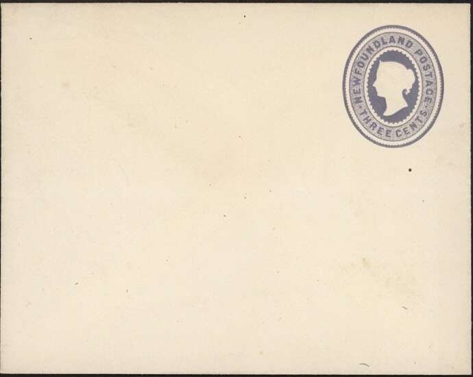 NEWFOUNDLAND, 1899. Envelope U1a, Mint