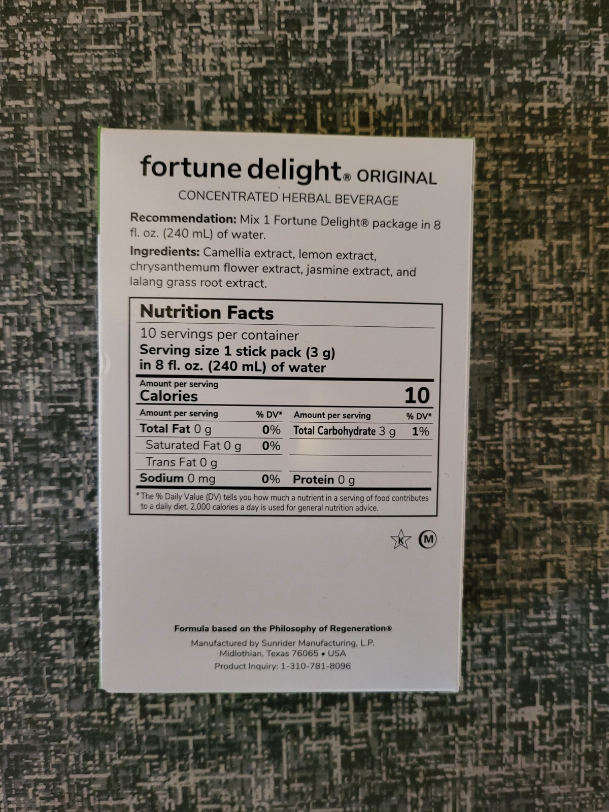 10 stick pack Fortune Delight