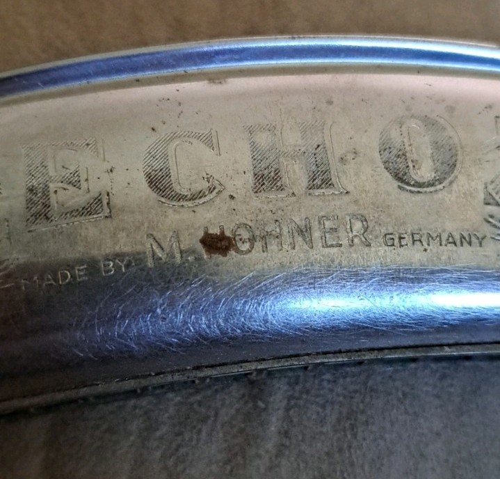 Antique Echo Hohner Harmonica