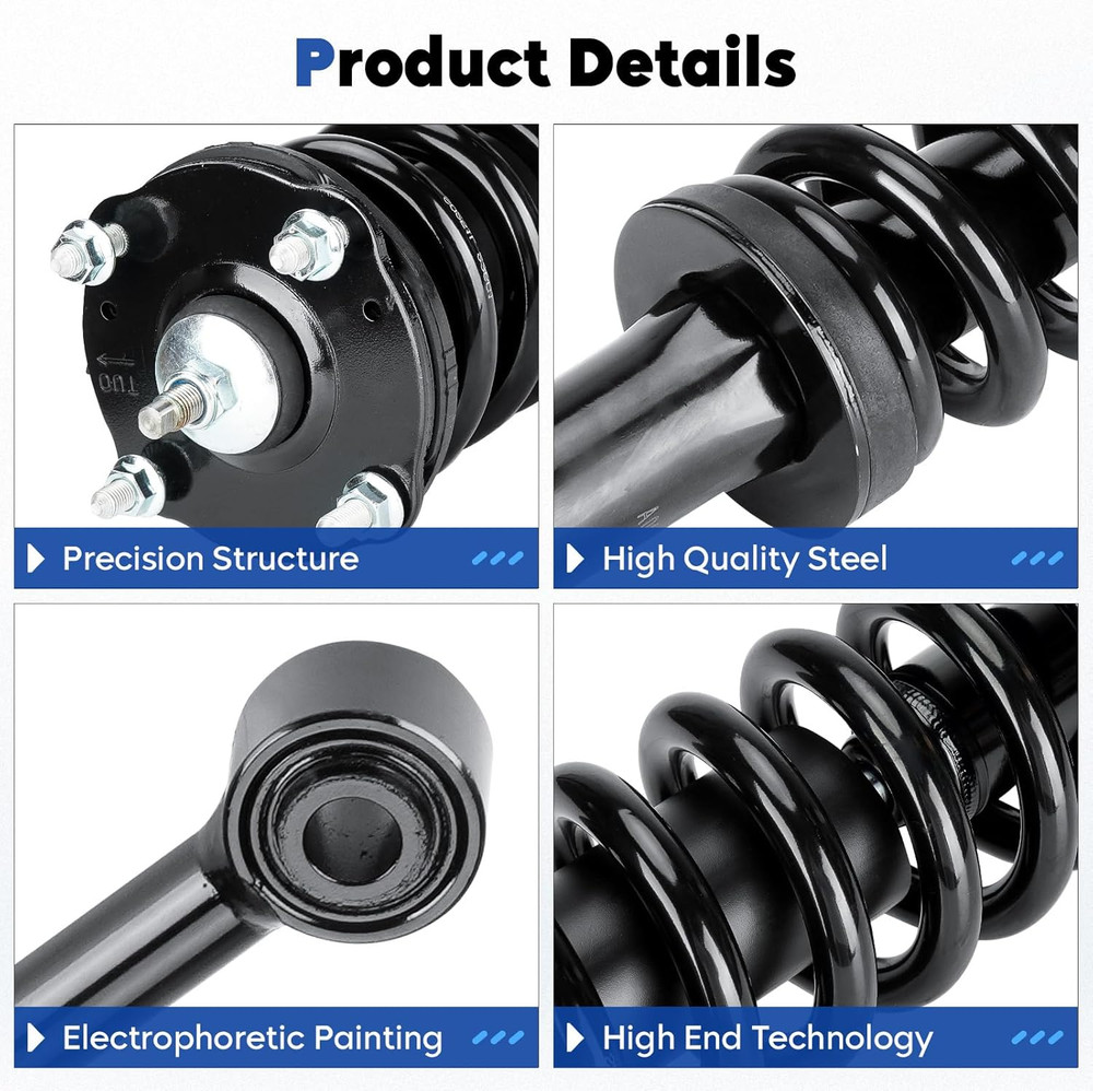 2007-20 Tundra Front Struts Assembly 2Pcs–Compatible Replacement