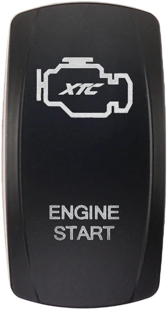 XTC POWER PRODUCTS Dash Switch Rocker Face - Switch Components
