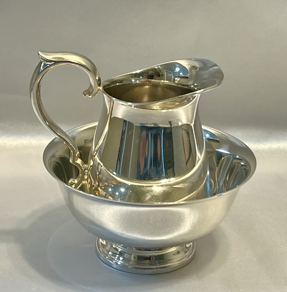Reed & Barton Miniature Bowl And Jug Silverplate