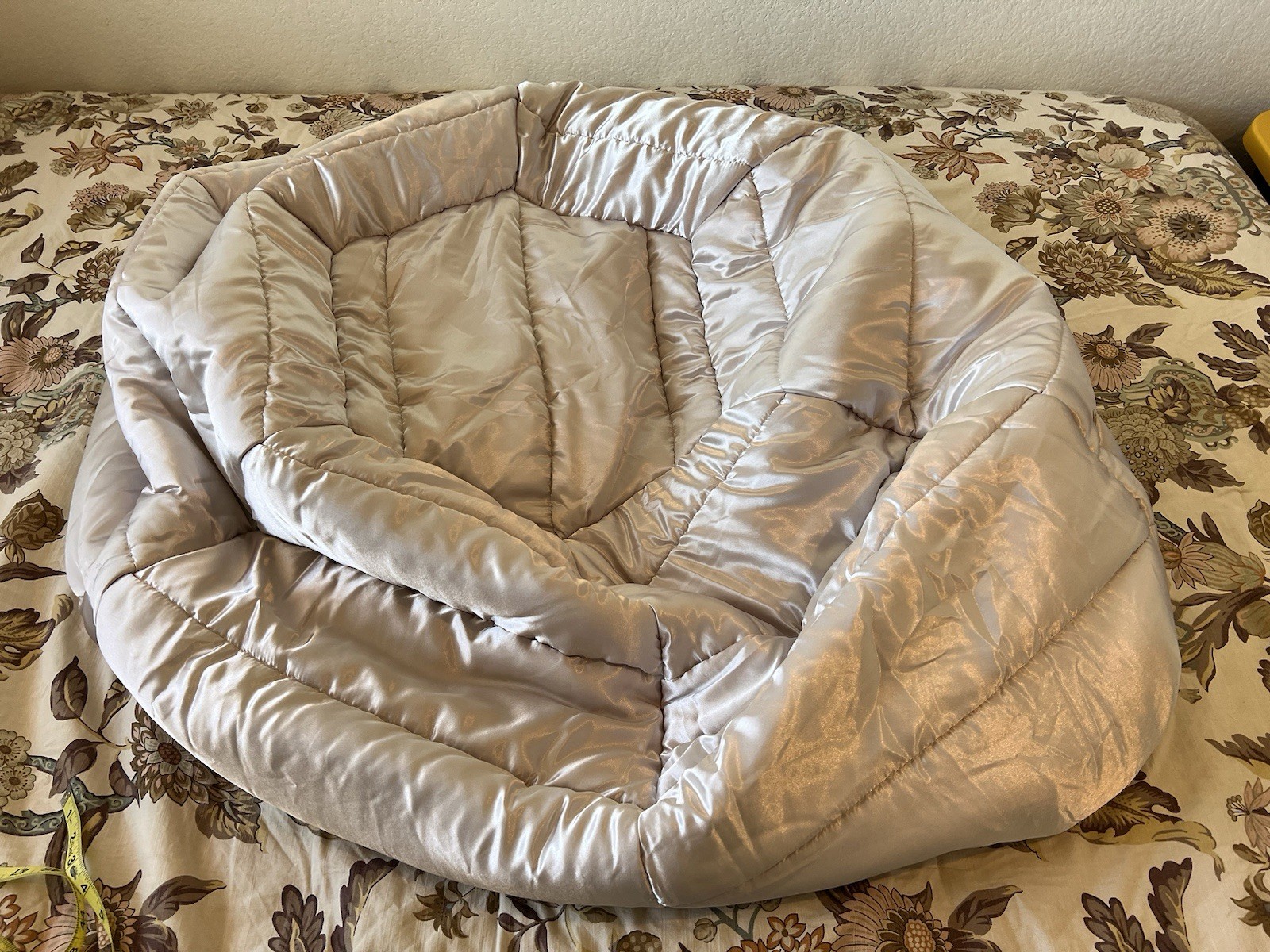 New Pottery Barn Teen Champagne Puffer Bean Bag Chair Slipcover Only