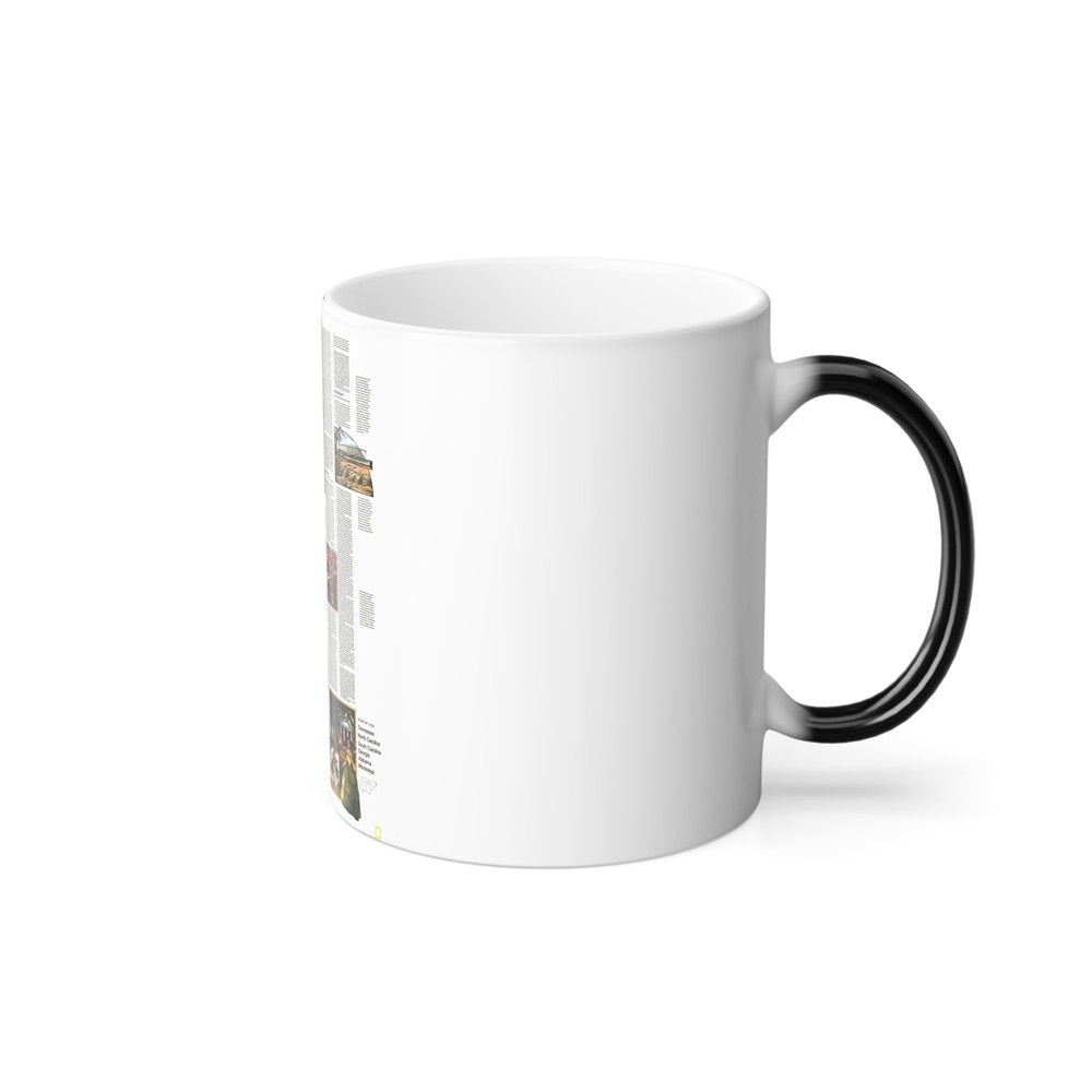 USA - Southeast 2 (1975) (Map) Color Changing Mug 11oz