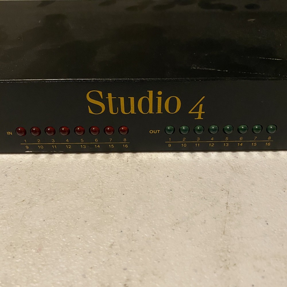 Opcode Systems Studio 4 OMS Midi Interface Vintage Rackmount - No Power Adaptor