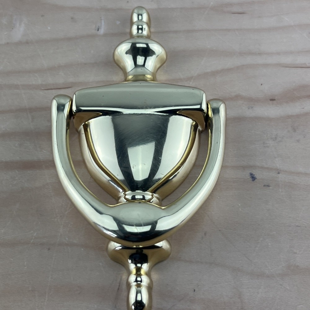 Vintage Solid Brass Door Knocker 6'' Tall