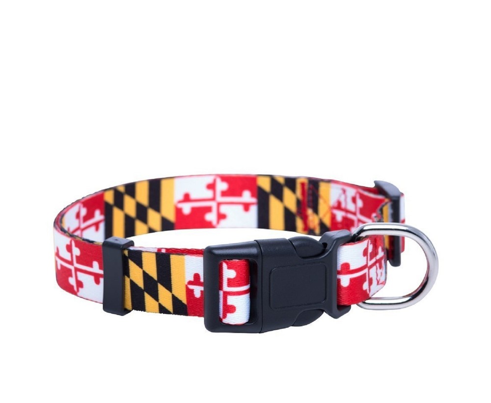 Maryland Flag Small Dog Collar