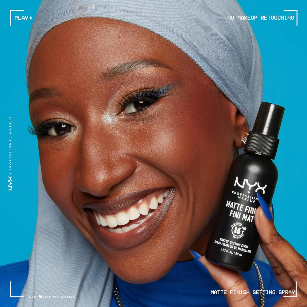 Makeup Setting Spray - Matte Finish, Long-Lasting Vegan Formula (Packaging May V