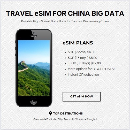 eSIM China Mainland Prepaid Data
