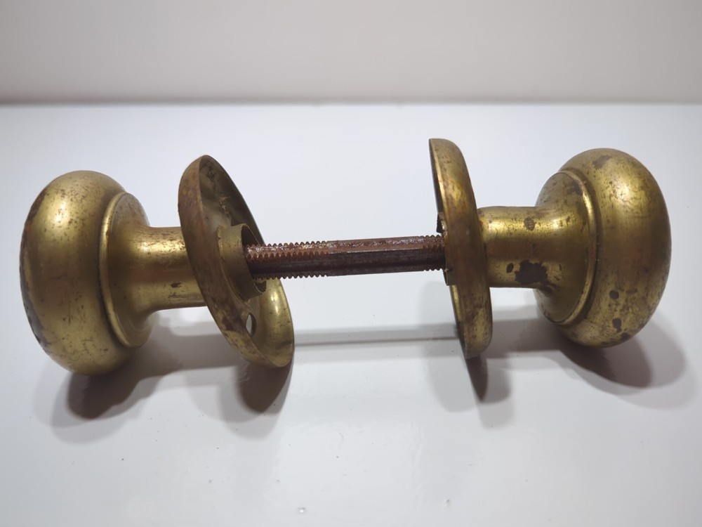 ✨VINTAGE✨ Brass Door Knobs Handles Plates Old