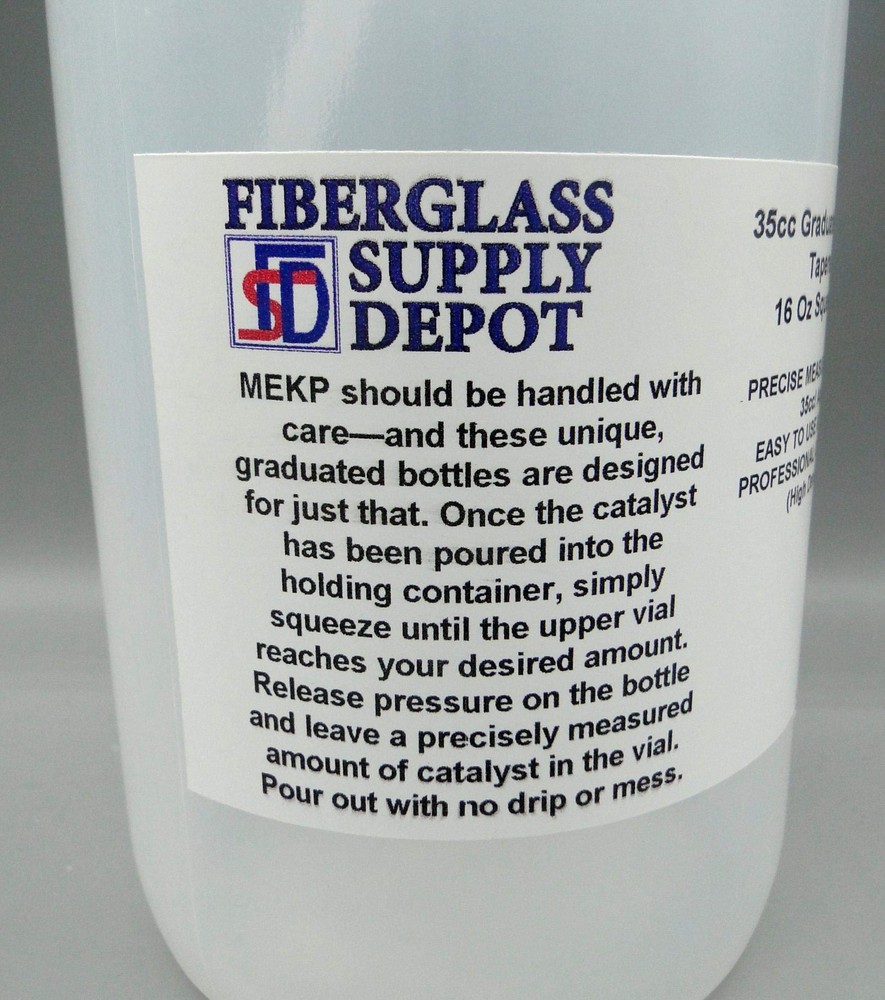 MEK Peroxide Adjustable Volume Dispensing bottle 16oz. (500ml)