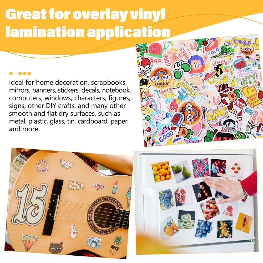 Matte Laminating Sheets clear laminate sheets Sticker Paper for Inkjet Printe...