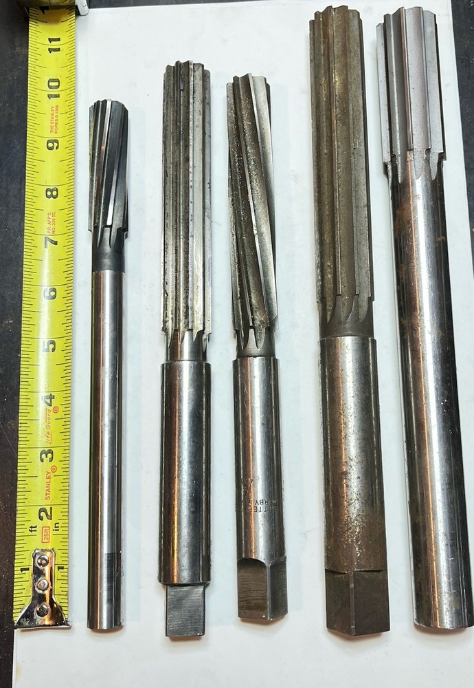 4 Large Machinst Reamers Used