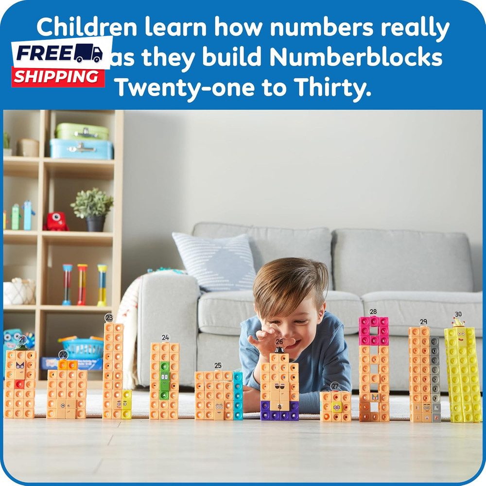 Mathlink Cubes 21-30 Activity Set 20 Preschool Learning Activities.........