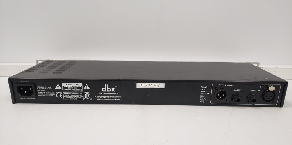 (90372-2) DBX DBX131SV Graphic Equalizer