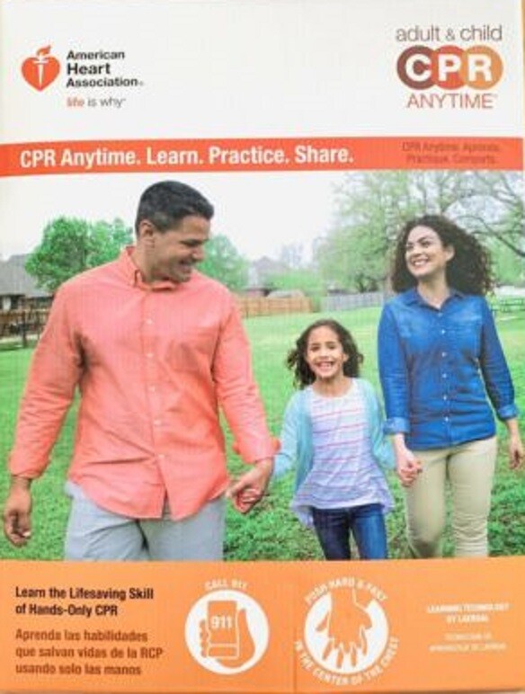 American Heart Association CPR Training Kit Learn CPR Anytime