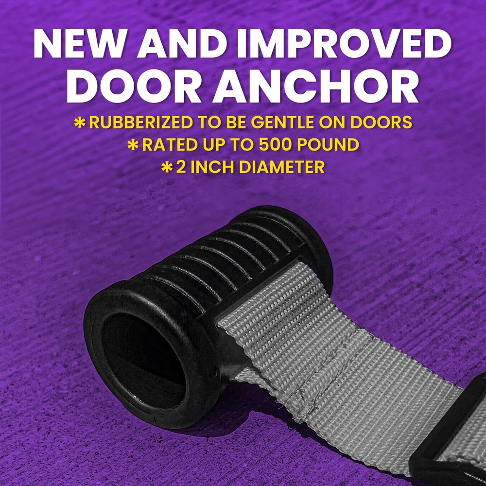 Nordic Hamstring Curl Strap 350lb Capacity for Home Travel Core Training