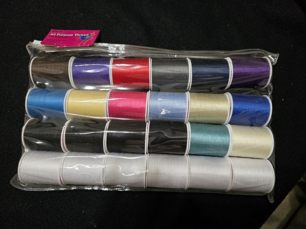 Allary All Purpose Thread, 100% Polyester, 24 Count