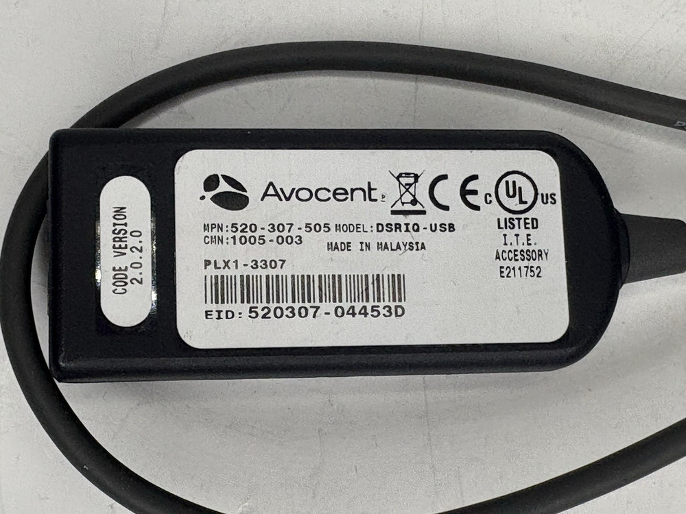 Avocent DSRIQ-USB Server Interface Module for USB/VGA Computers