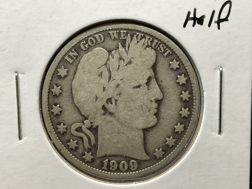 1909-P Barber Half