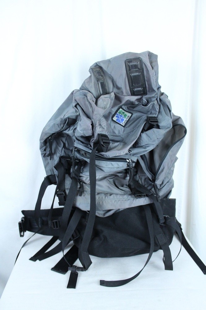 Camp Trails Gray/Black Internal Frame Backpack Padded Adjustable Nylon