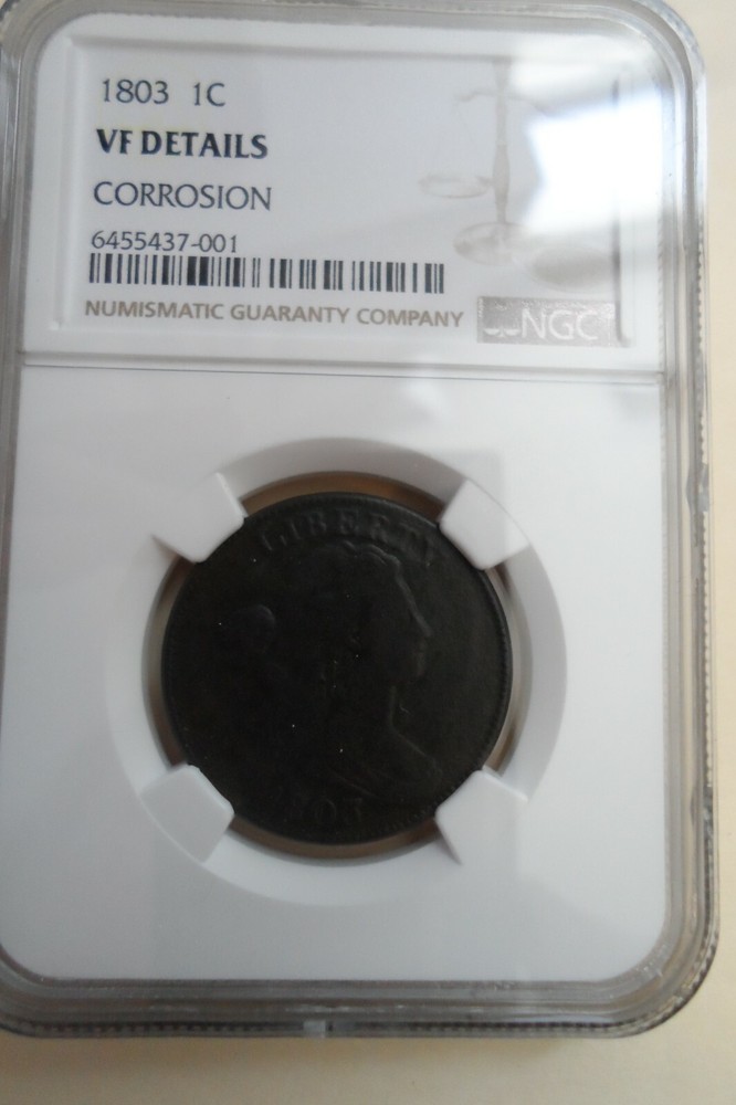 VF 1803 Draped Bust Large Cent
