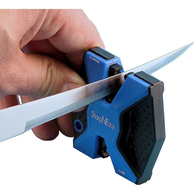AccuSharp 334C Sharp-N-Easy 2-Step Coarse/Fine Knife Sharpener, Blue
