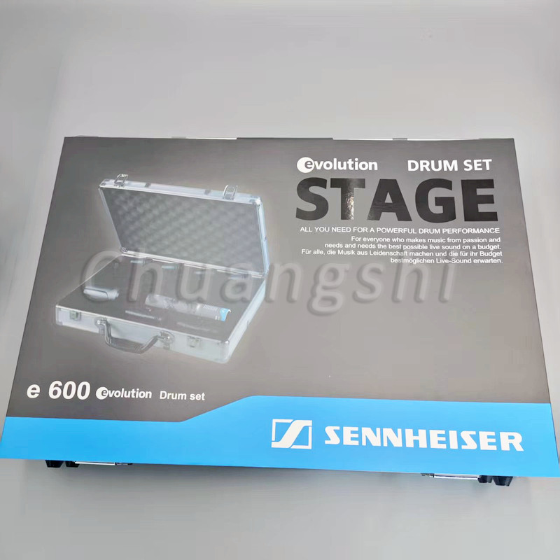 New Sennheiser Drum Kit 600 e600 Drum Mic Package with Case e602 e604 e614