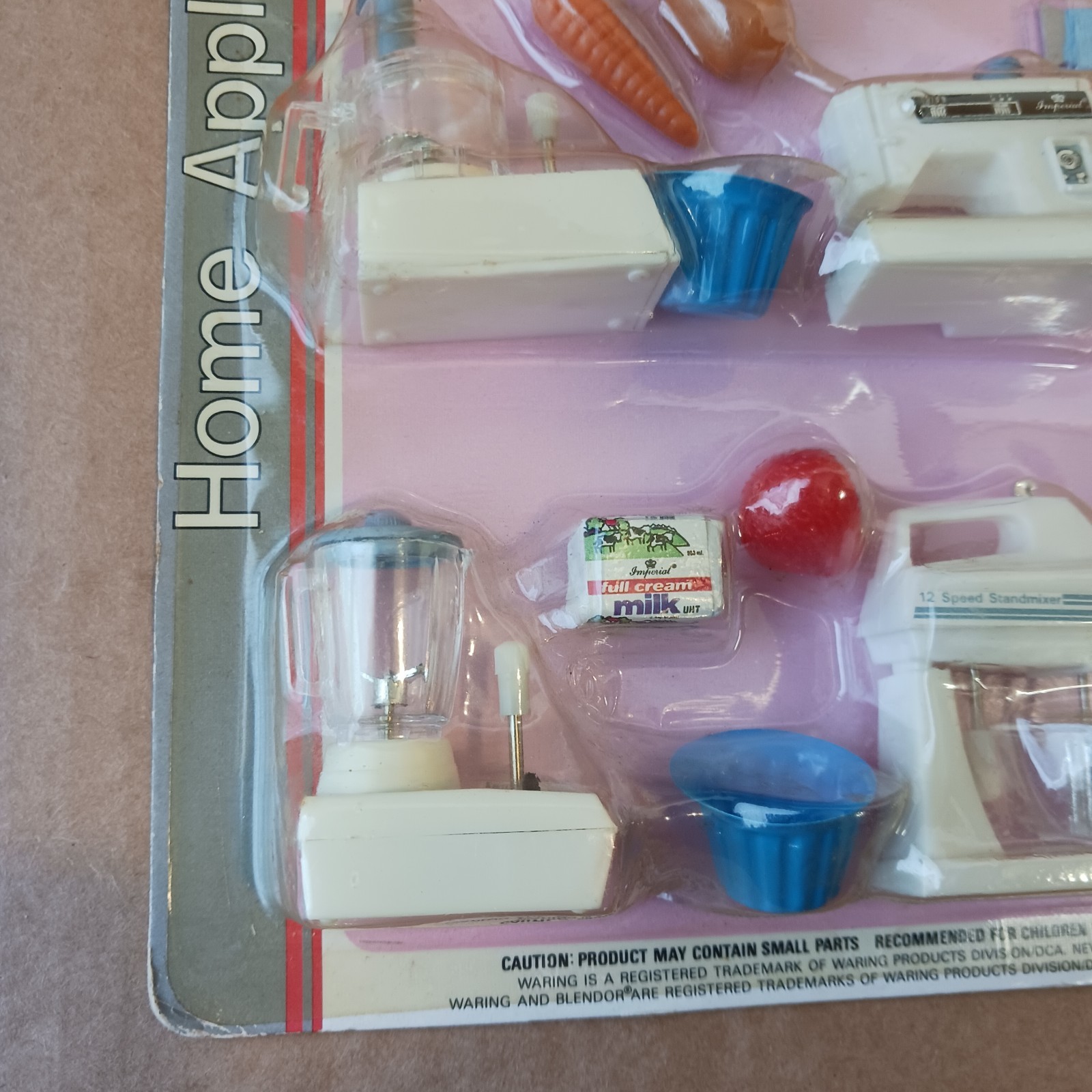 Vintage 1988 NOS Imperial Toy Corp. Mini Wind-Up Home Appliances Collection 6839