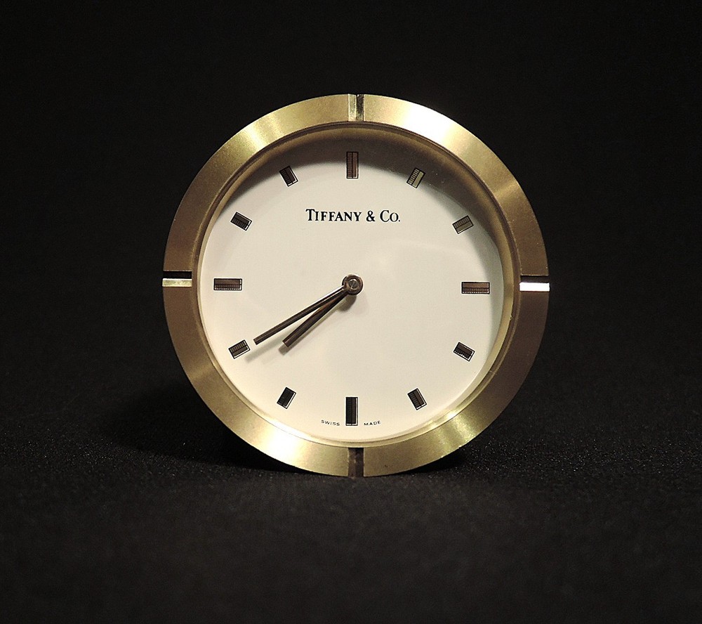 Tiffany Desk Clock, Quartz, Beautiful Condition