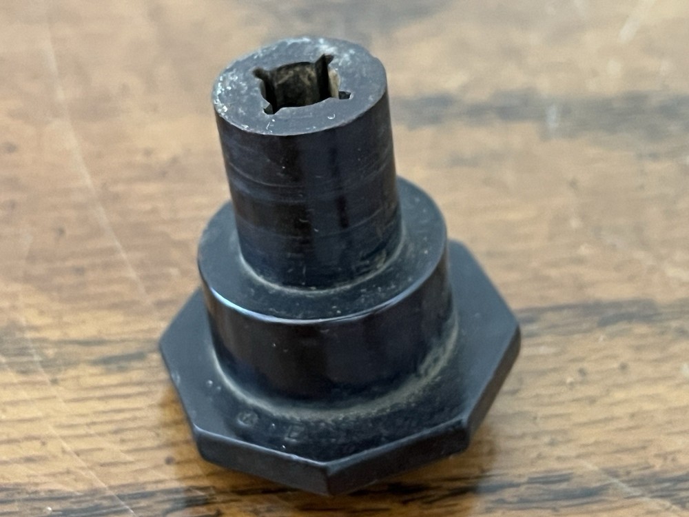 Pair Bakelite Octogonal Sparton Equasonne Radio Knobs