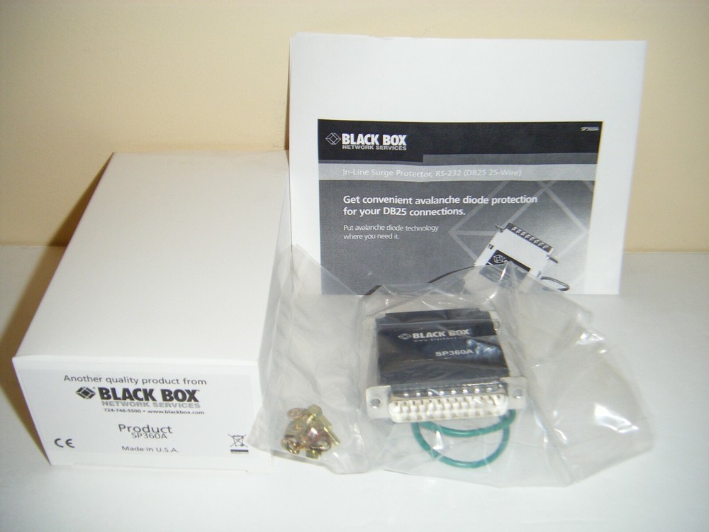 Black Box Networking SP360A RS-232 Serial Surge Protector