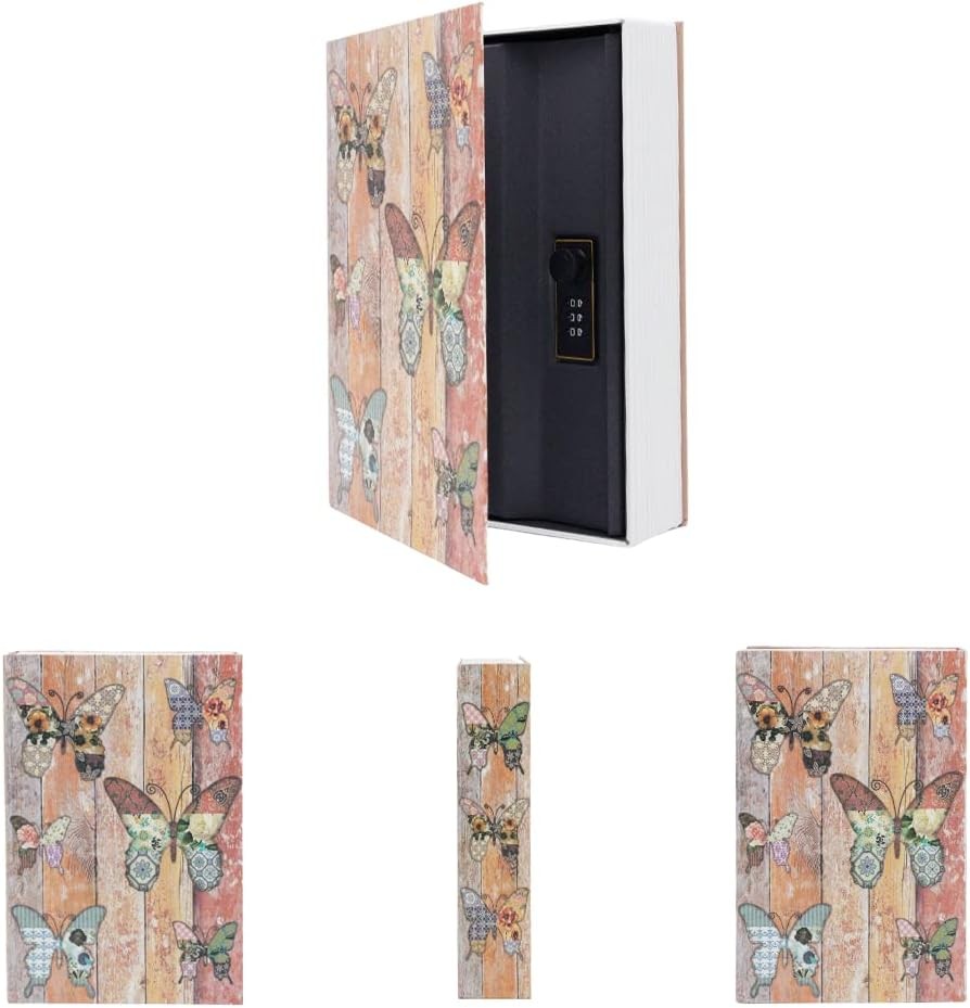Diversion Book Safe with Security Combination Lock - Hidden Storage Box