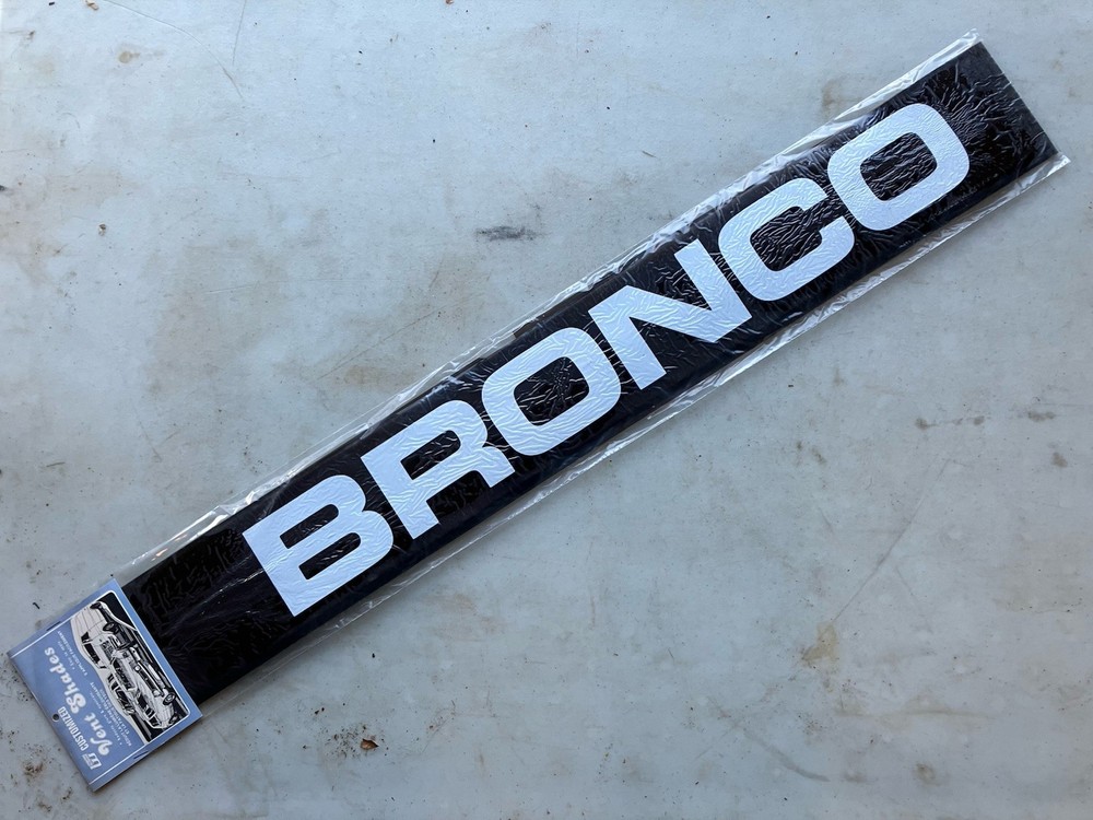 Ford Bronco Windshield Tinted Sun Shield