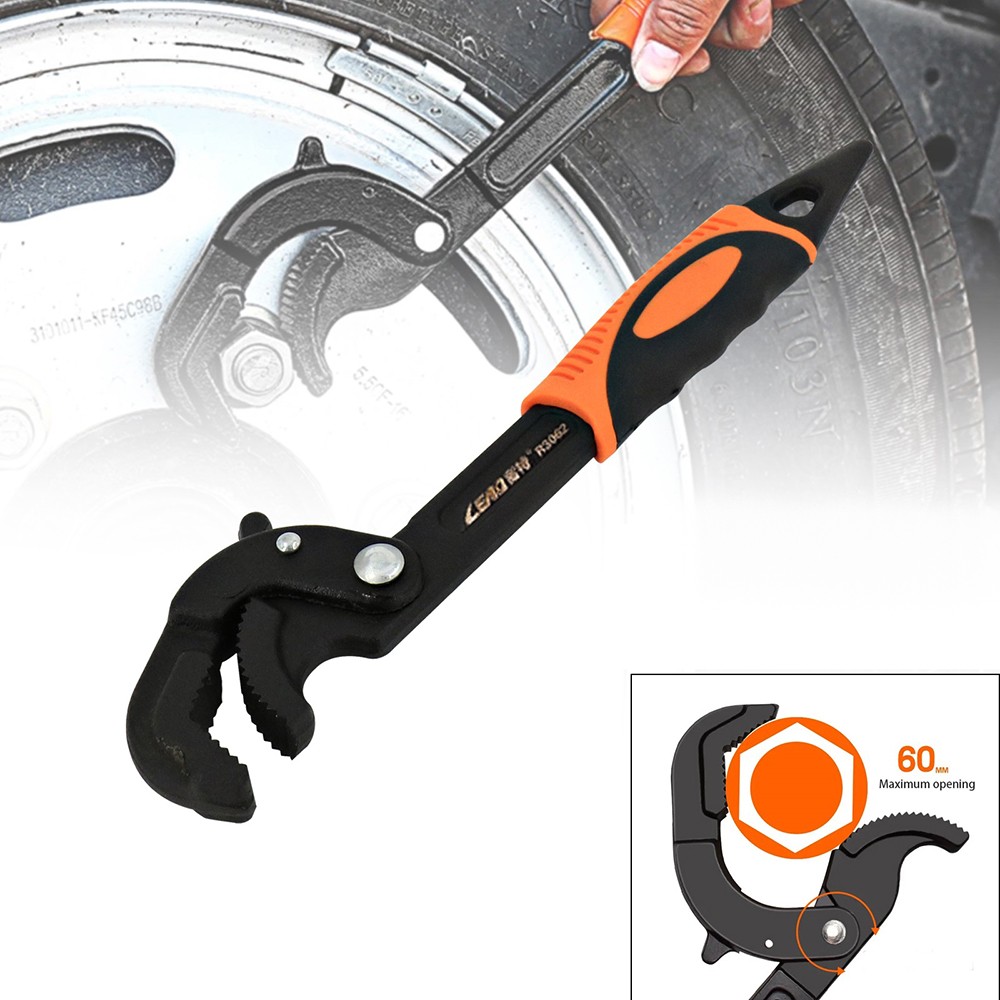 Pipe Wrench Self Adjusting Spanner Universal Wrench Set Multi-Functional ☾ ๑