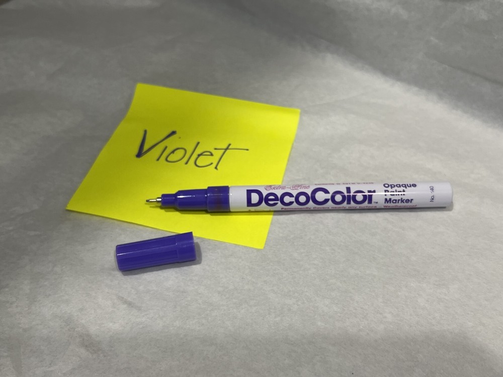 Marvy Uchida DECOColor Extra Fine Liquid VIOLET Marker 140