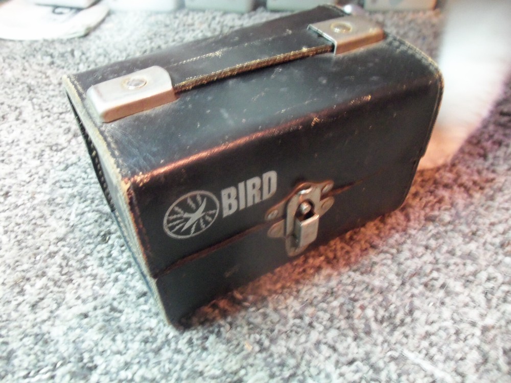 BIRD 43 LEATHER CASE FOR 12 WATTMETER  ELEMENTS