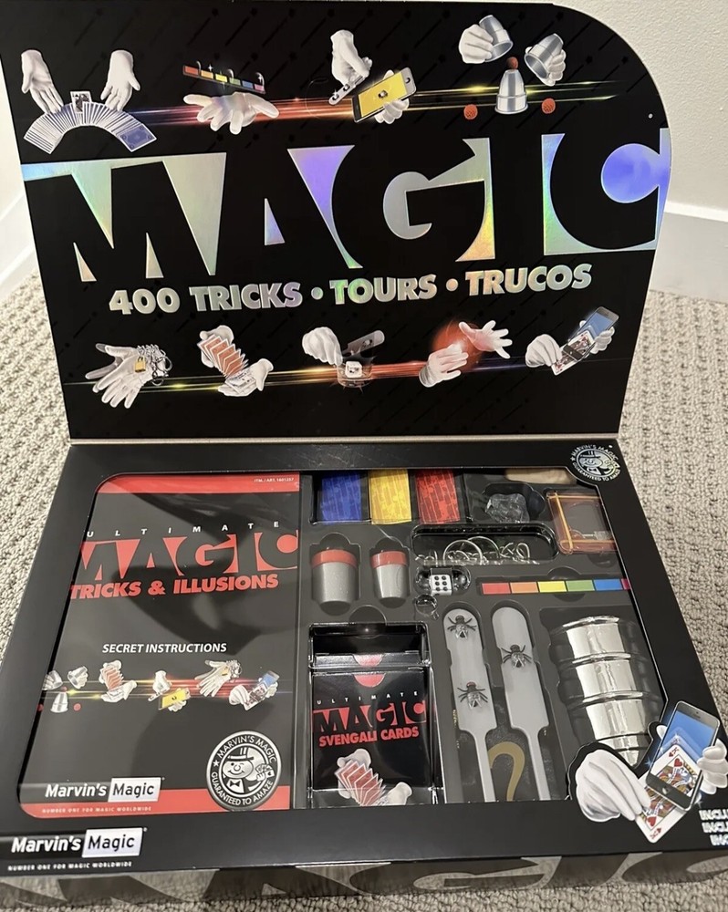 Marvin's Magic Ultimate Magic 400 Tricks & Illusions The Complete Magic Show