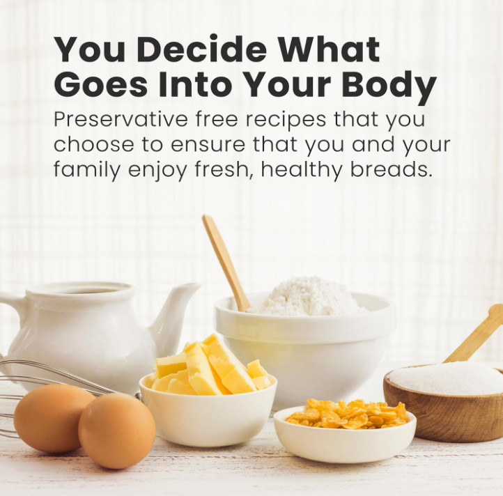 EBM8103M Bread Maker, 3 Loaf Sizes, 19 Programs, Gluten Free, 2LB, Mint