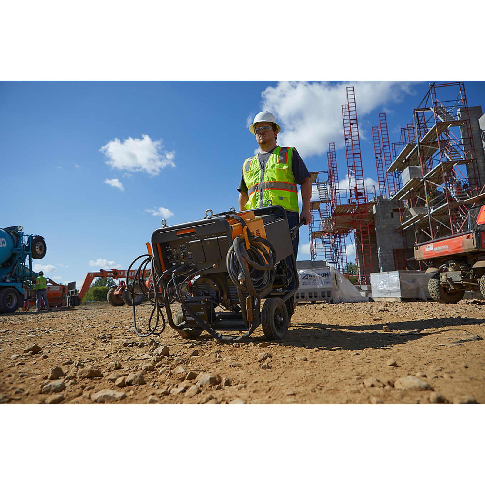 Klutch 7kW Multi-Process Engine-Driven Inverter DC Arc Welder/AC Generator with