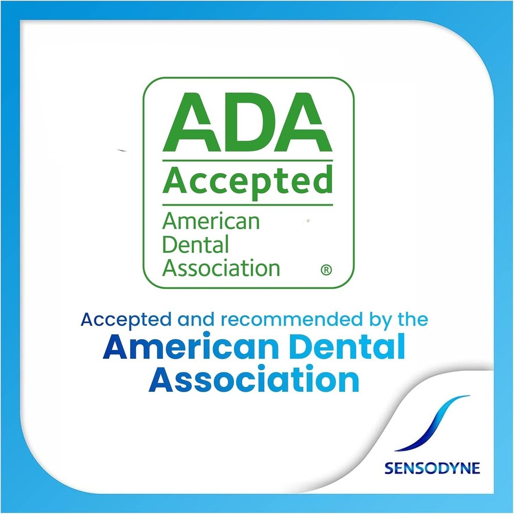 Sensodyne Fresh Mint Toothpaste for Sensitive Teeth, ADA Accepted, 4 oz, 2 Pack