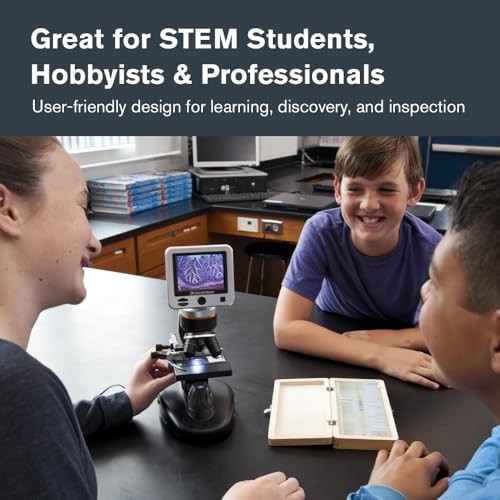 – LCD Digital Microscope II – 3.5" Screen – 5MP Camera – LCD Digital Micro II