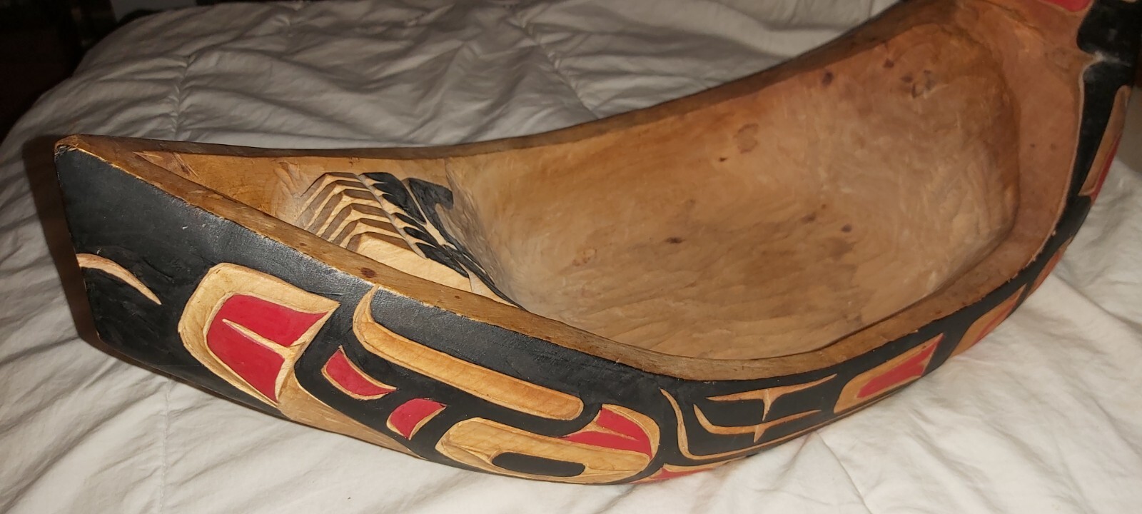 Northwest Coast; Haida, Eagle Ceremonial Bowl.